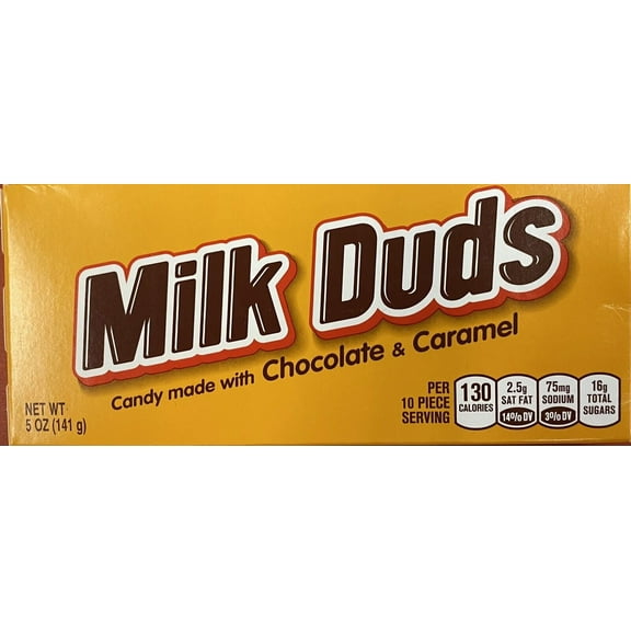 Hershey's Milk Duds Chocolate & Caramel Chewy Candy Theater Box 5 Oz - FREE SHIP