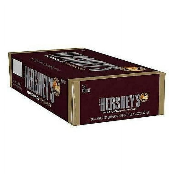 Hershey's Milk with Almond, 36-Count.
