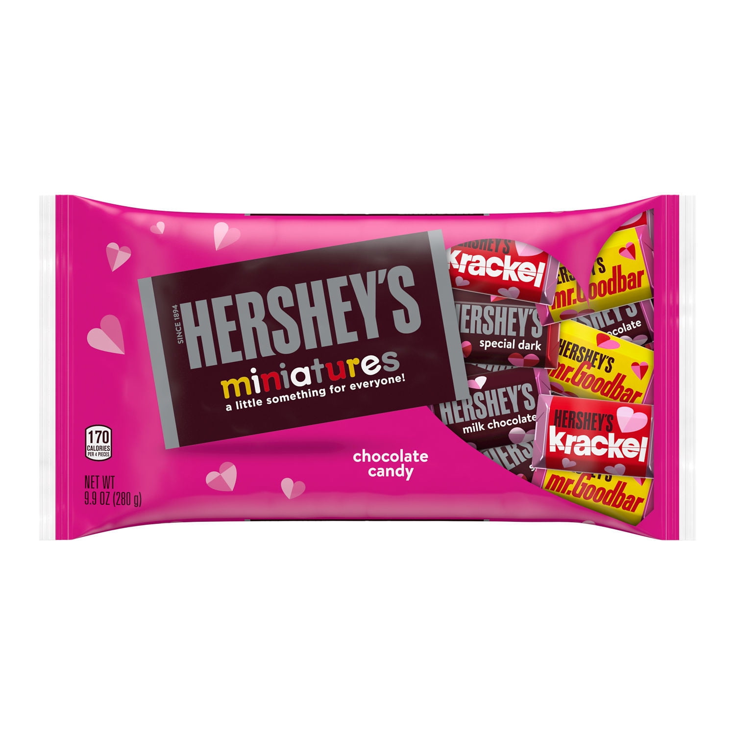 Hershey Assorted Chocolate Miniatures Candy Bulk Bag (55 Ounce 220 Pieces)  - Walmart.com