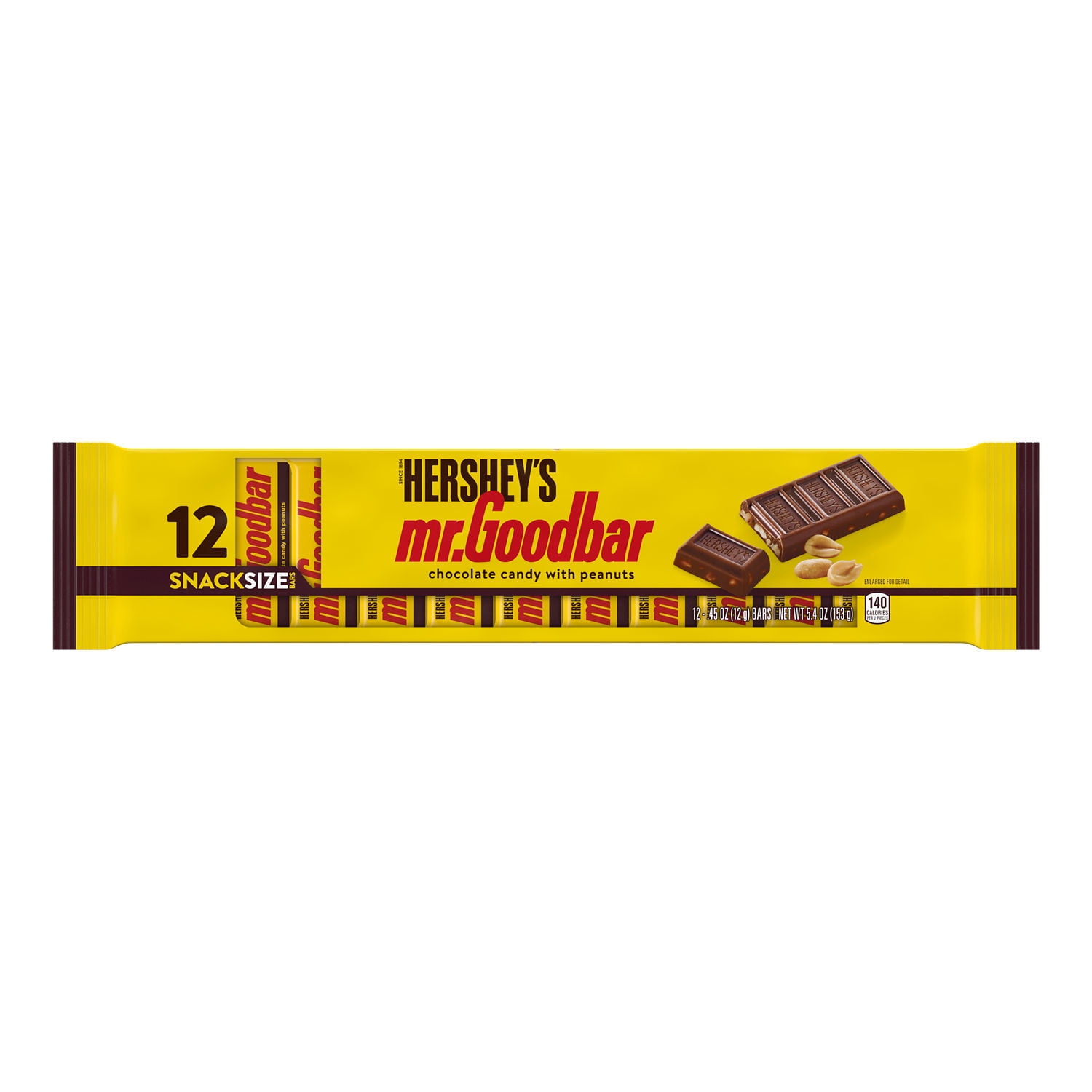 Hershey's Mr. Goodbar Chocolate With Peanuts Snack Size Candy, Bars 0. ...