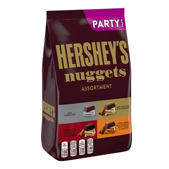Hershey's Nuggets Assorted Chocolate Candy, Party Pack 31.5 oz
