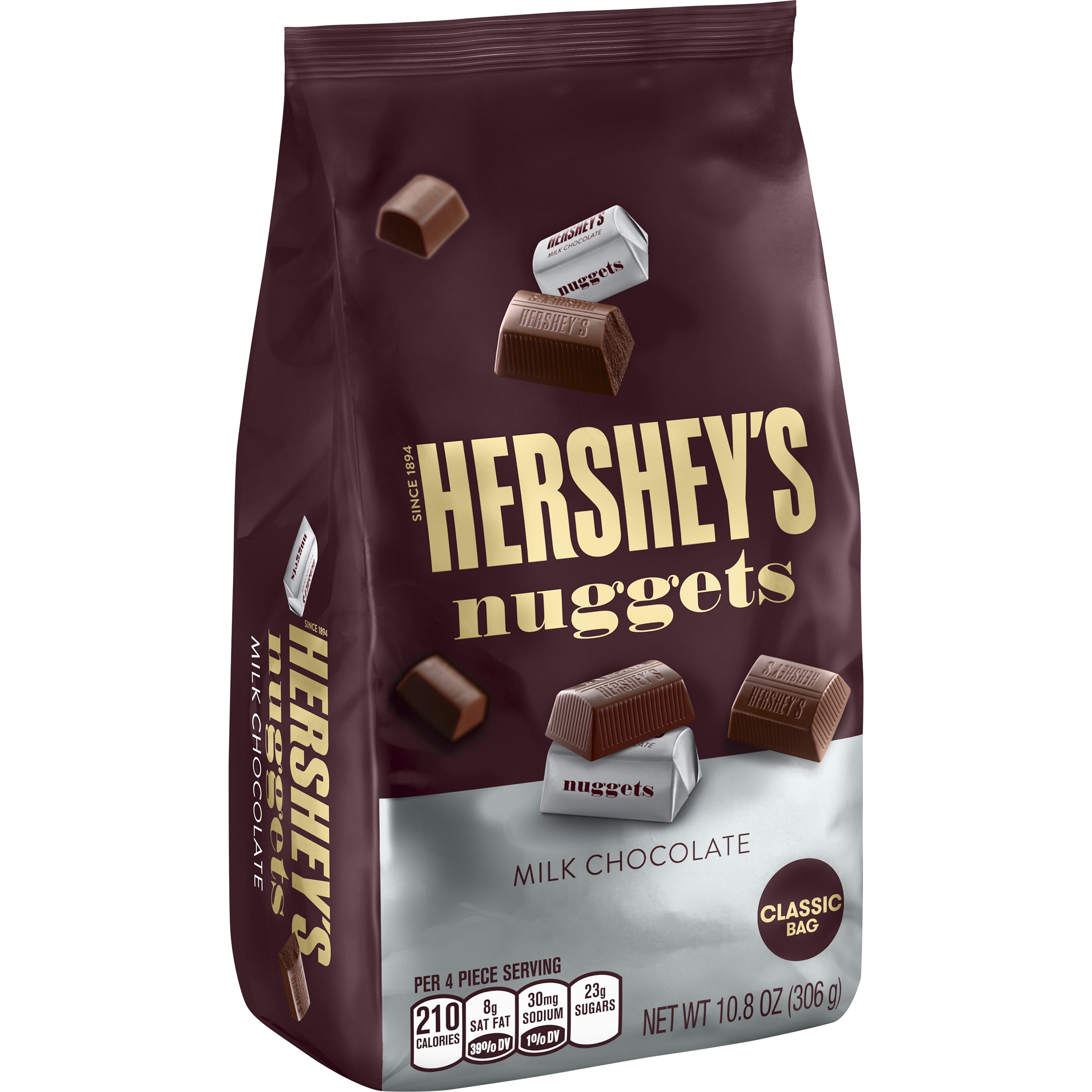 Hershey's Nuggets Candy, Milk Chocolate, 10.8 Oz.