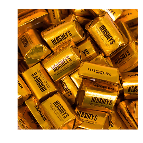 Hershey's Nuggets Extra Creamy Milk Chocolate Toffee & Almonds Candy (2 Pounds)