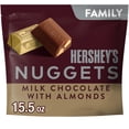 thumbnail image 1 of Hershey's Nuggets Milk Chocolate with Almonds Candy, Family Pack 15.5 oz, 1 of 9
