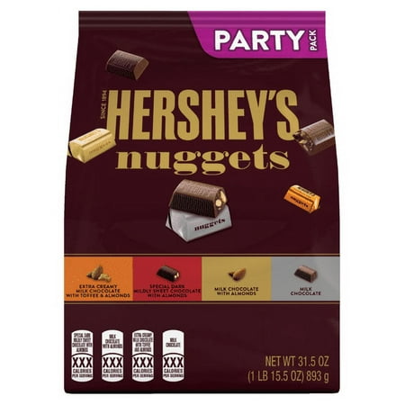 Hershey's Nuggets Party Size Assorted Chocolates - 31.5oz (Pack of 3)