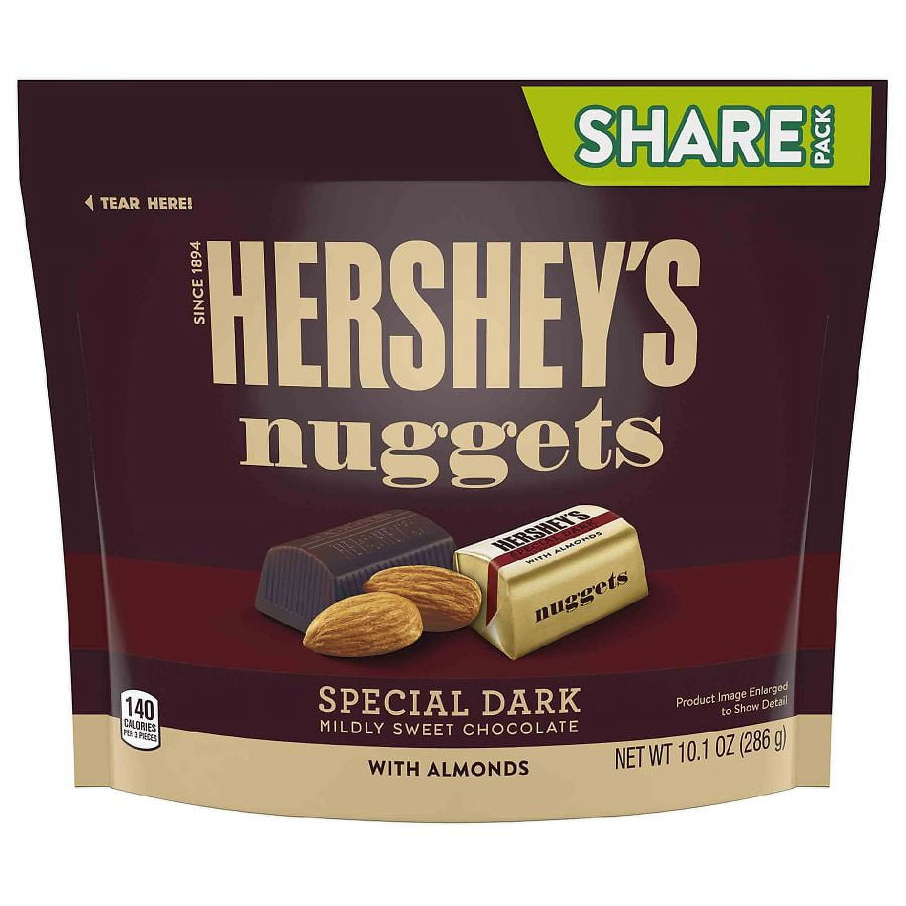 Hershey's Nuggets Special Dark with Almonds Candy 10.1oz