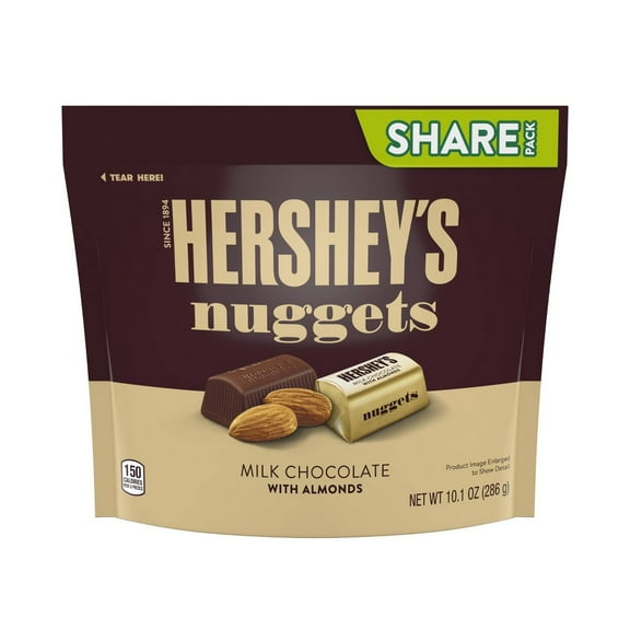 Hershey's Nuggets with Almonds Share Size Chocolates - 10.1oz (Pack of 6)