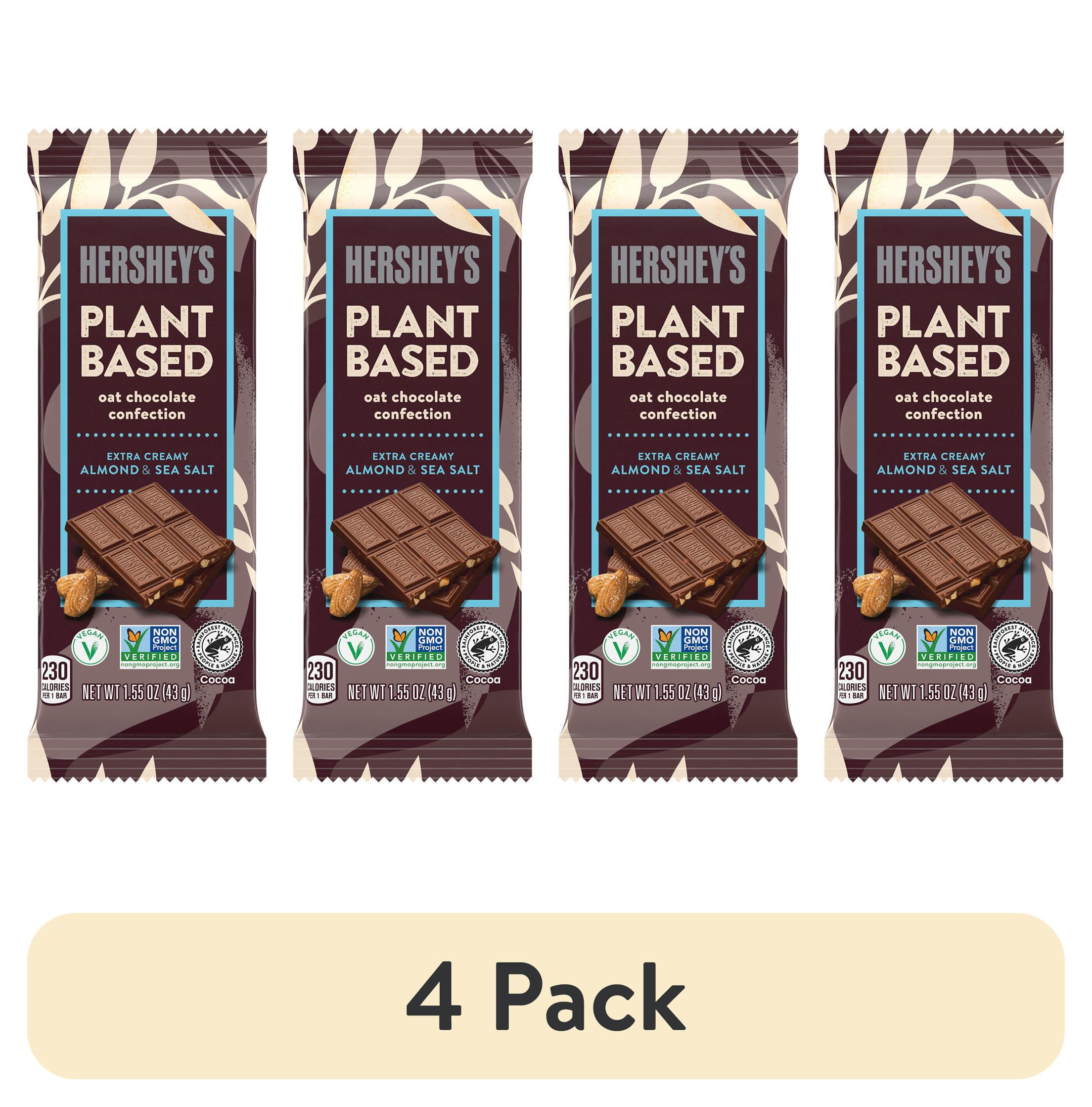 (4 pack) Hershey's Plant Based Extra Creamy with Almond and Sea Salt ...