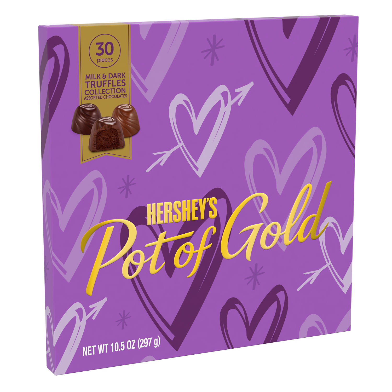 Lindt Lindor Valentine's Milk Chocolate Candy Truffles, 8.5 oz. Bag