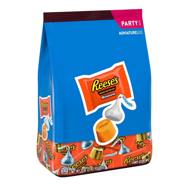 Hershey's, Reese's And Rolo® Miniatures Assorted Flavored Candy, Party ...