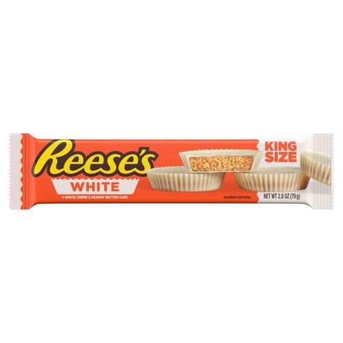 Hershey's Reese's Peanut Butter Cup White King Size 79g, British Import (Pack of 3)