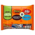 thumbnail image 1 of Hershey's Snack Size, Reese's, Kit Kat, Hershey's, Almond Joy, Medium Bag Chocolate Assortment, 30 Count 15.57 oz, 1 of 5
