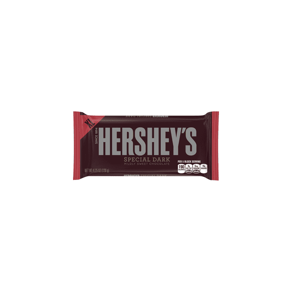 Hershey's Special Dark Mildly Sweet Chocolate 4.25 oz (Pack of 5)