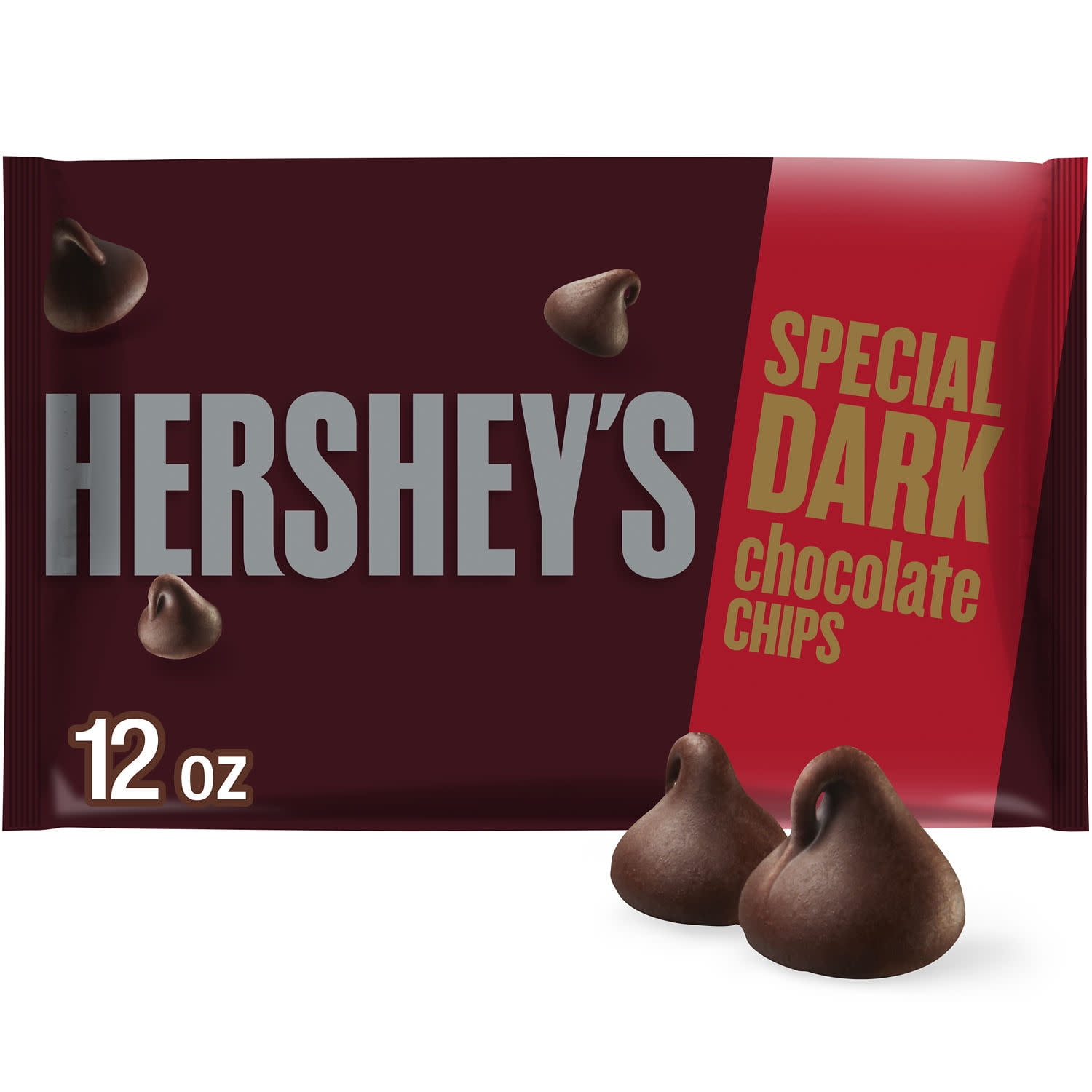 Hershey's Special Dark Mildly Sweet Chocolate Baking Chips, Bag 12 oz