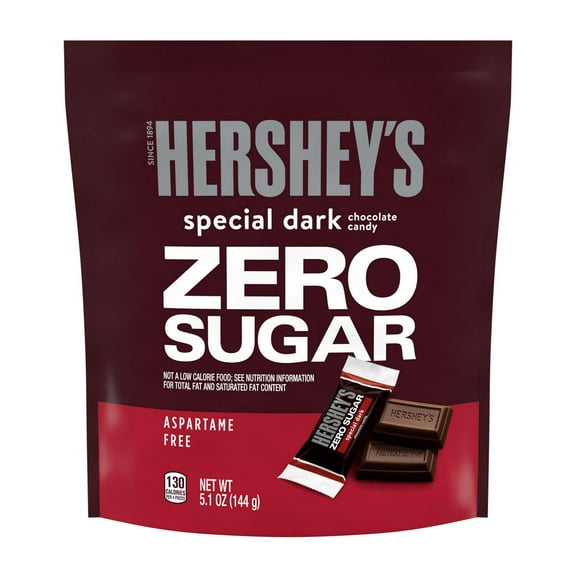 Hershey's Special Dark Zero Sugar Chocolate Candy - 5.1 oz (Pack of 1)