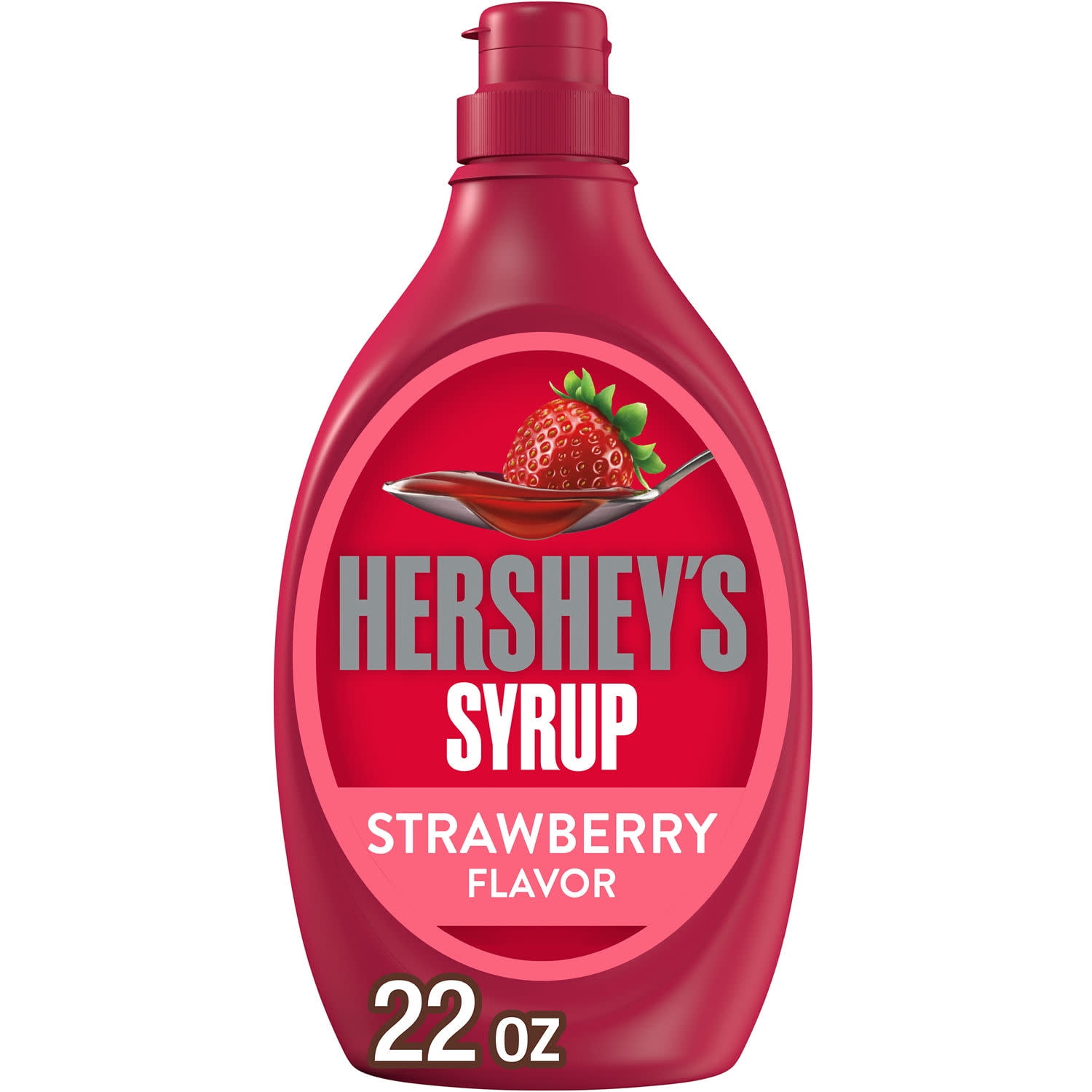 Hershey's Strawberry Flavored Syrup, Bottle 22 oz