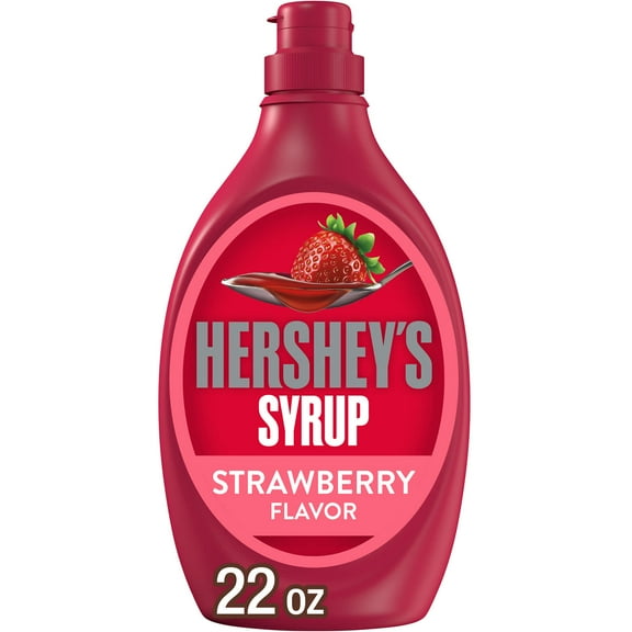 Hershey's Strawberry Flavored Syrup, Bottle 22 oz