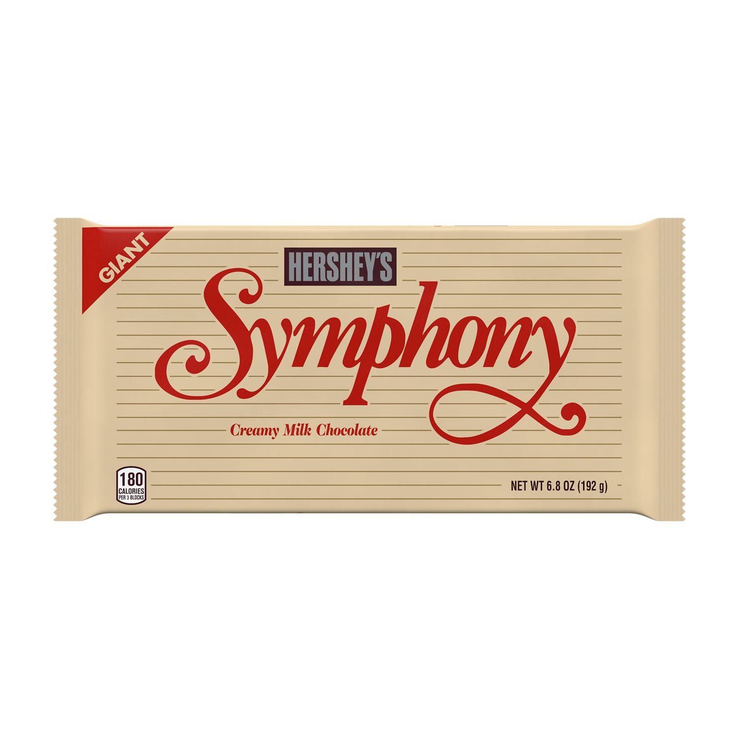 Hershey's, Symphony Creamy Milk Chocolate Giant Candy, 6.8 oz, Bar