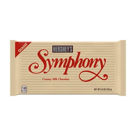 Hershey's, Symphony Creamy Milk Chocolate Giant Candy, 6.8 oz, Bar