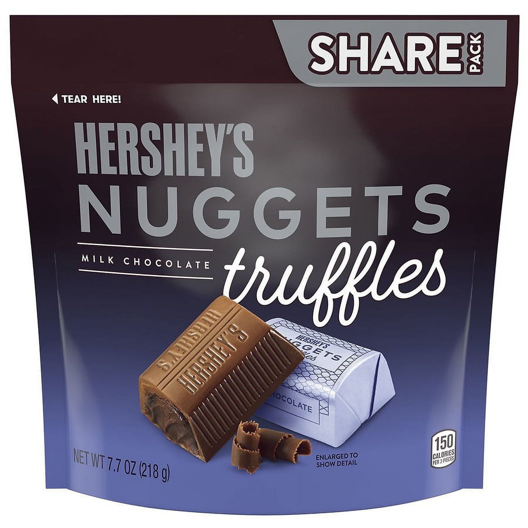 Hershey's Truffles Candy, Individually Wrapped, Share Pack Milk Chocolate7.7oz