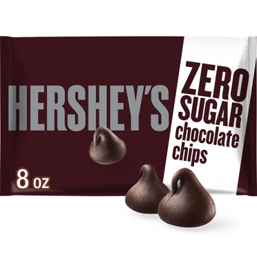 Hershey's Zero Sugar Chocolate Baking Chips, Bag 8 oz
