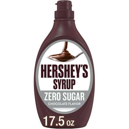 Hershey's Zero Sugar Chocolate Syrup, Bottle 17.5 oz