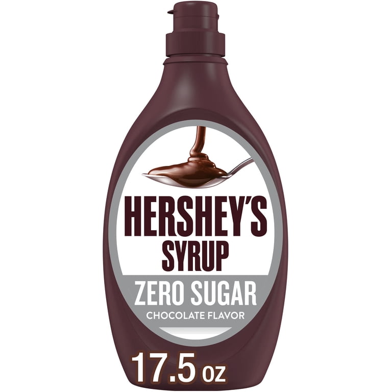 Hershey's, Zero Sugar Chocolate Syrup, 17.5 oz, Low Calorie