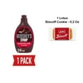 thumbnail image 1 of Hersheys Chocolate Syrup Bottle, 24 Oz - Pack Of 1 & Lotus Biscoff Cookie - 0.2 Oz - 1 ct, 1 of 5