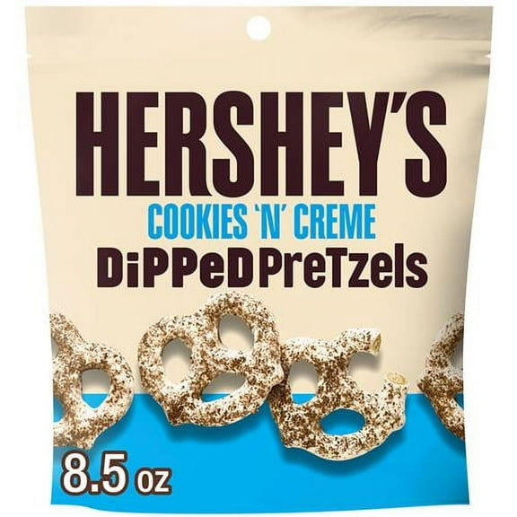 Hersheys Cookies N Creme Dipped Pretzels Bag, 8.5 Oz