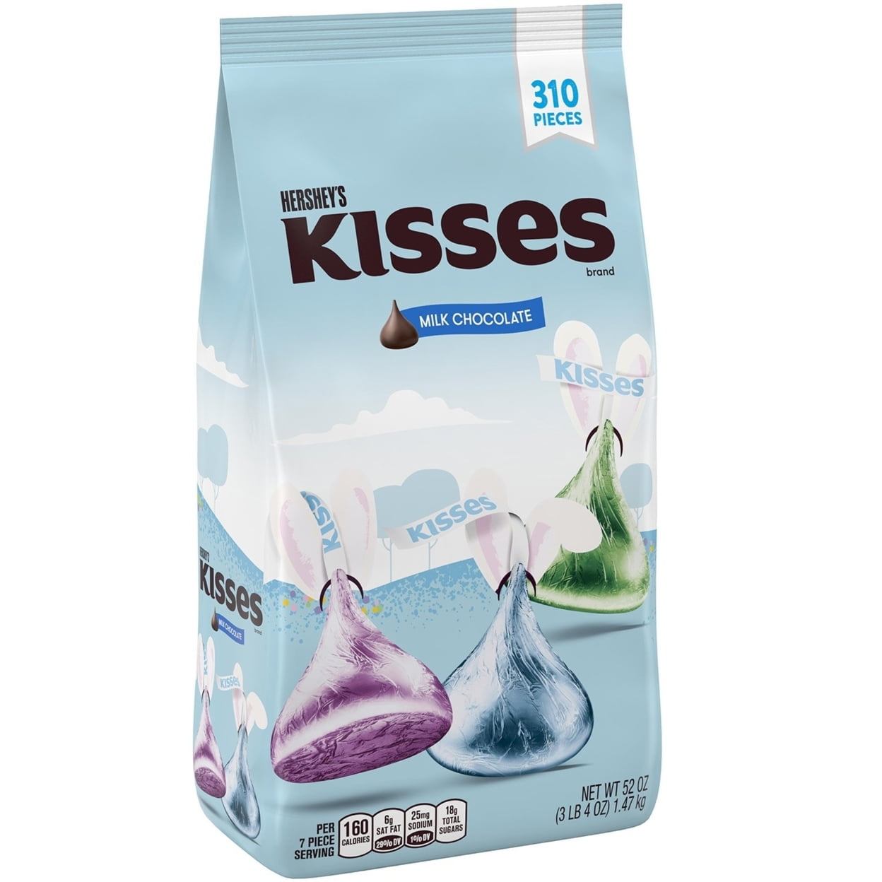 Hersheys Easter Pastel Milk Chocolate Kisses (52 Ounce 310 pcs.)