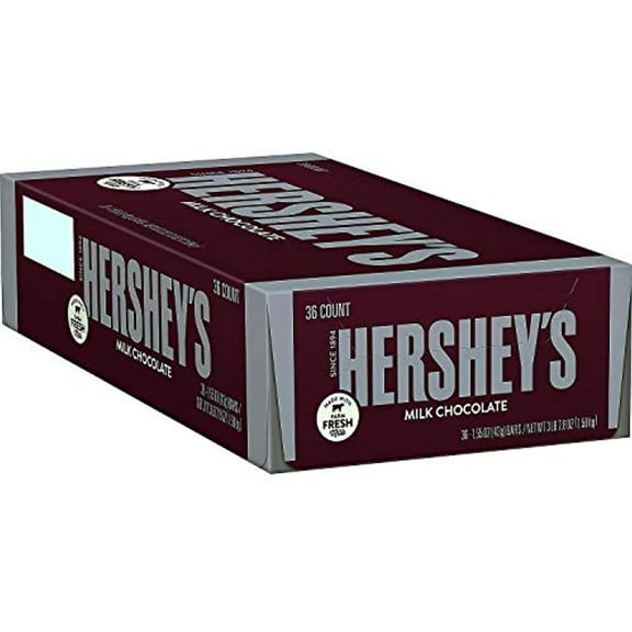 Hersheys Milk Chocolate Bars - 36-Ct. Box