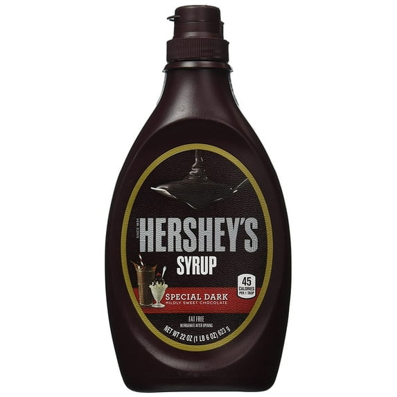 Hersheys Special Dark Syrup Bottle - 22 oz