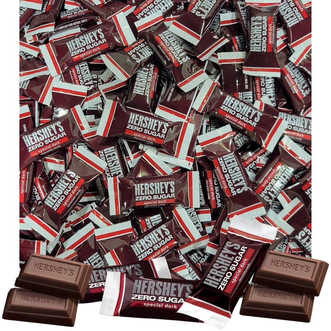 Hersheys Special Dark Zero Sugar Chocolate Miniature Bars - Indulge ...