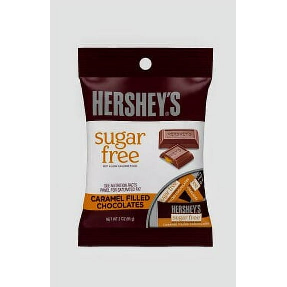 Hersheys Sugar Free Caramel Filled Chocolates - 2 Pack