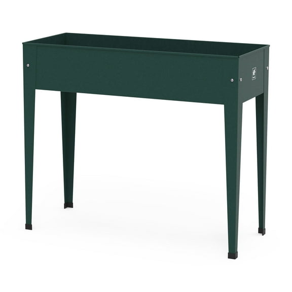 Herstera Urban Raised Planter 39.3" L x 15.7" D x 33" H - Green
