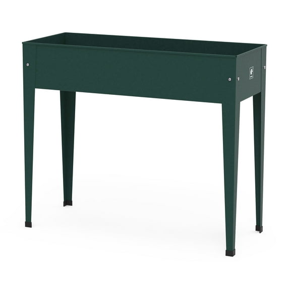 Herstera Urban Raised Planter 39.3" L x 15.7" D x 33" H - Green