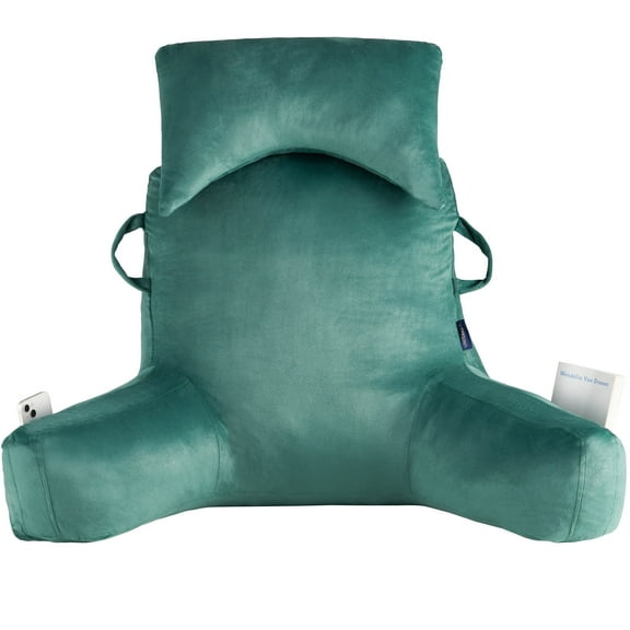 Hersunpl High Reading Back Pillow with Pockets Detachable Headrest for Sofa Bed Floor Dorm