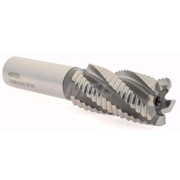Hertel 06821714 Cobalt Roughing Square End Mill: 1" Dia, 2" LOC, 3/4" Shank
