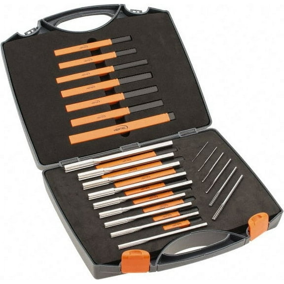 Hertel 1/16" to 1/2", Chucking Reamer Set Straight Flute, Right Hand Cut, 15 Pieces