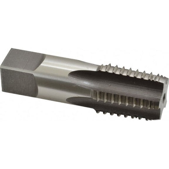 Hertel 3/4-14 NPT, 5 Flutes, Bright Finish, High Speed Steel, Interrupted Thread Pipe Tap