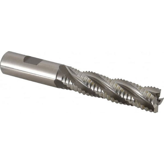 Hertel 3/4" Diam, Coarse Pitch, 3" LOC, 4 Flute Cobalt Roughing Square End Mill