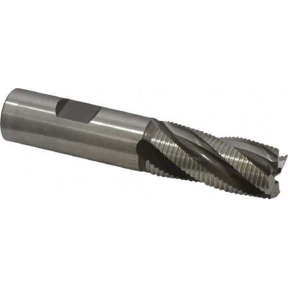 Hertel 3/4" Diam, Fine Pitch, 1-5/8" LOC, 4 Flute Cobalt Roughing Square End Mill