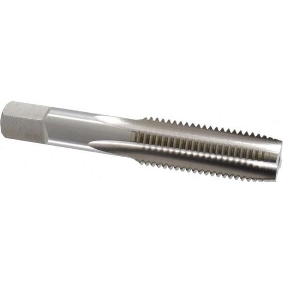 Hertel 5/8-11 UNC, H3, 4 Flute, Plug Chamfer, Bright Finish, HSS Hand STI Tap 4-1/4" OAL