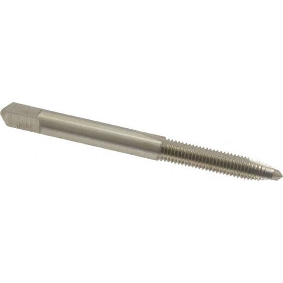 Hertel #8-32 UNC, H2, 2 Flutes, Plug Chamfer, Bright Finish, High Speed Steel Spiral Point STI Tap