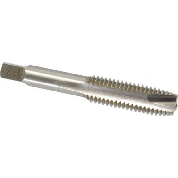 Hertel 9/16-12 UNC H3 3 Flute Spiral Point Tap Bright Finish HSS Plug Chamfer