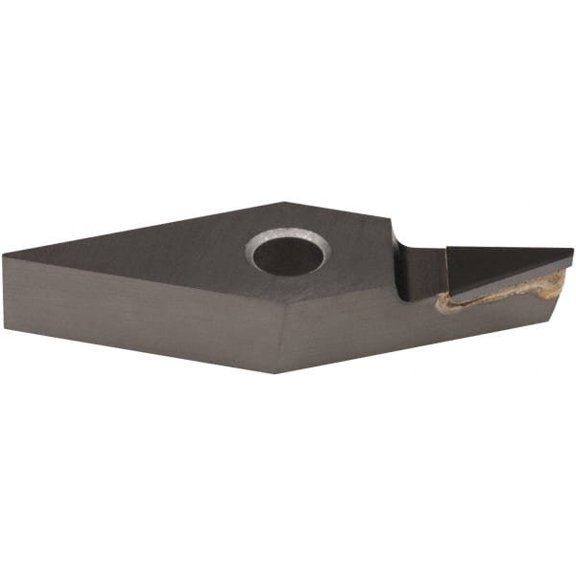 Hertel HT-VNMX332 Grade HT420CD Polycrystalline Diamond (PCD) Turning Insert Uncoated, Diamond, 3/8" Inscr Circle, 3/16" Thick, 1/32" Corner Radius