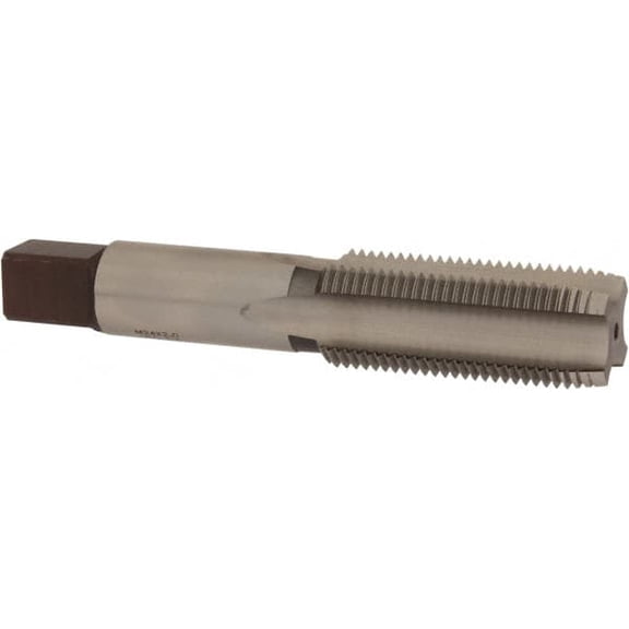 Hertel M24x2.00 Plug RH D4 Bright High Speed Steel 4-Flute Straight Flute Hand Tap