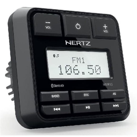 Hertz Audio HERHMR-15 Digital Media Receiver - 2.8 in. Dot Matrix Display