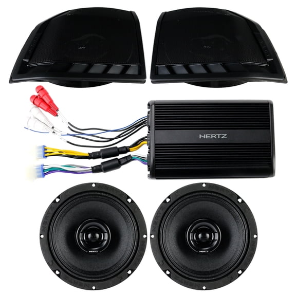 Hertz HSP3-24 A2B Base 4-Speaker Kit w/ Amp Harley-Davidson Motorcycles 2024+