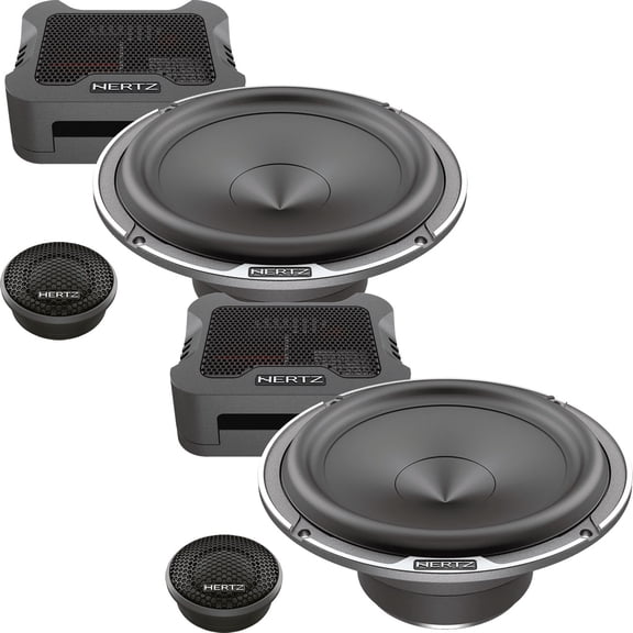 Hertz MPK165.3 6.5 Inch 220 Watt 4 Ohm 2 Way Component Car Audio Speakers (Pair)